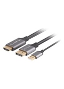  Lanberg HDMI (M) to Displayport (M) cable 4K