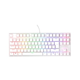Tastatūra Genesis THOR 303 | Mechanical Gaming Keyboard | Wired | US | White | USB Type-A | Outemu Peach Silent
