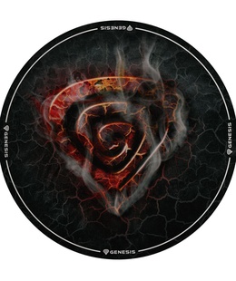  Genesis Tellur 400 Round Lava Floor Mat | Black  Hover