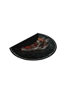  Genesis Tellur 400 Round Lava Floor Mat | Black Hover