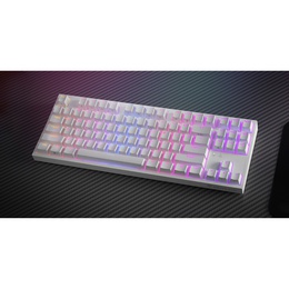 Tastatūra Genesis | Mechanical Gaming Keyboard | THOR 404 TKL RGB | White | Mechanical Gaming Keyboard | Wired | US | USB Type-A | 1005 g | Gateron Yellow Pro