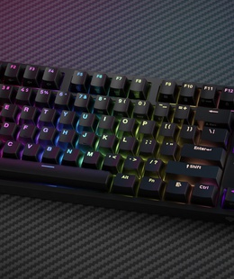 Genesis | Mechanical Gaming Keyboard | THOR 404 TKL RGB | Black | Mechanical Gaming Keyboard | Wired | US | USB Type-A | 1005 g | Kailh Box Brown V2  Hover