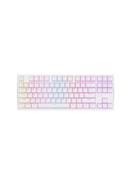 Tastatūra Genesis | Mechanical Gaming Keyboard | THOR 404 TKL RGB | White | Mechanical Gaming Keyboard | Wired | US | USB Type-A | 1005 g | Kailh Box Brown V2 Hover