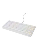 Genesis THOR 230 | Mechanical Gaming Keyboard | Wired | US | White | USB Type-A | Outemu Brown