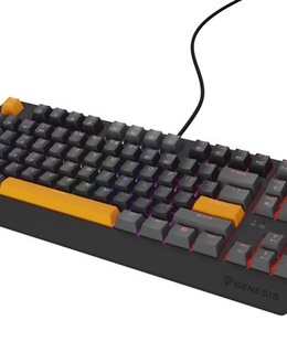 Tastatūra Genesis THOR 230 | Mechanical Gaming Keyboard | Wired | US | Anchor Gray Positive | USB Type-A | Outemu Red  Hover