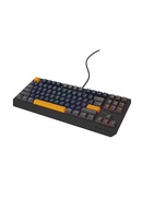 Tastatūra Genesis THOR 230 | Mechanical Gaming Keyboard | Wired | US | Naval Blue Positive | USB Type-A | Outemu Panda