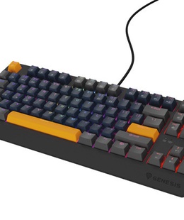 Tastatūra Genesis THOR 230 | Mechanical Gaming Keyboard | Wired | US | Naval Blue Positive | USB Type-A | Outemu Panda  Hover