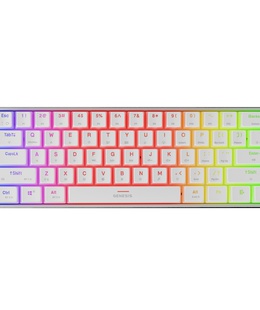 Tastatūra Genesis | THOR 660 G2 | Gaming keyboard | Wireless/Wired | US | White | 2.4 GHz  Hover