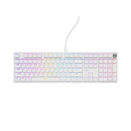 Tastatūra Genesis Thor 404 | Mechanical Gaming Keyboard | Wired | US | White | USB | Gateron Yellow Pro