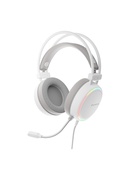 Austiņas Genesis RGB Gaming Headset | Neon 613 G2 | Wired | Over-ear | Microphone | White