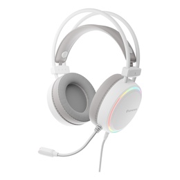 Austiņas Genesis RGB Gaming Headset | Neon 613 G2 | Wired | Over-ear | Microphone | White