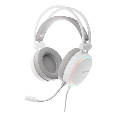 Austiņas Genesis RGB Gaming Headset | Neon 613 G2 | Wired | Over-ear | Microphone | White