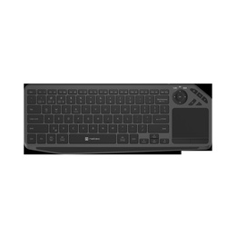 Tastatūra Natec Turbot 2 | Keyboard | Wireless | US | Bluetooth | Black/Gray