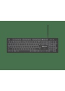 Tastatūra Natec Herring Glow | Keyboard | Wired | US | Black | USB Type-A