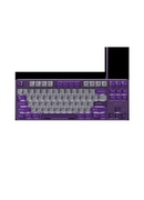 Tastatūra Fury | Kanabo K2 | Gaming Keyboard | Wired | US | Gray/Purple | USB Type-A | Linear