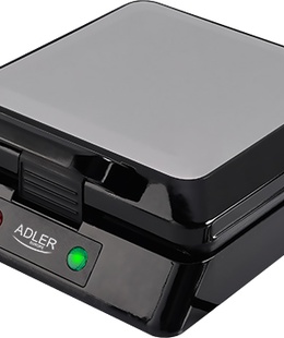  Adler | AD 3036 | Waffle maker | 1500 W | Number of pastry 4 | Belgium | Black  Hover