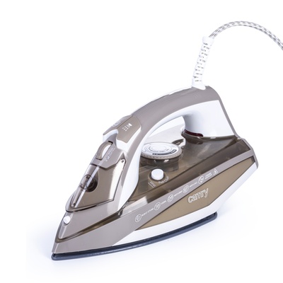  Camry | CR 5018 | Steam Iron | 3000 W | Water tank capacity 320 ml | Continuous steam 40 g/min | Brown/White