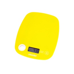 Svari Mesko | Kitchen scale | MS 3159y | Maximum weight (capacity) 5 kg | Graduation 1 g | Display type LCD | Yellow