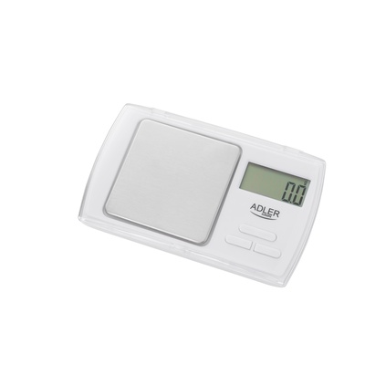 Svari Adler | Precision scale | AD 3161 | Maximum weight (capacity) 0.5 kg | Accuracy 0.01 g | White