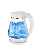 Tējkanna Adler | Kettle | AD 1274 | Electric | 2200 W | 1.7 L | Polypropylene/Glass | 360° rotational base | White
