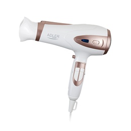 Fēns Adler | Hair Dryer | AD 2248 | 2400 W | Number of temperature settings 3 | Ionic function | Diffuser nozzle | White