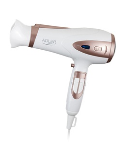 Fēns Adler | Hair Dryer | AD 2248 | 2400 W | Number of temperature settings 3 | Ionic function | Diffuser nozzle | White  Hover