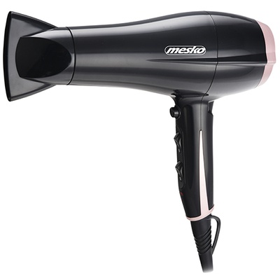 Fēns Mesko Hair Dryer MS 2249 2000 W Number of temperature settings 3 Black/Pink