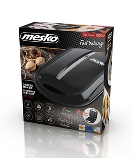 Mesko | Nut maker | MS 3041 | 1600 W | Number of pastry 24 | Nuts | Black  Hover