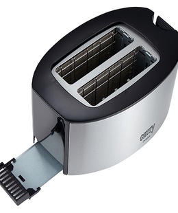 Tosteris Camry | Toaster | CR 3215 | Power 1000 W | Number of slots 2 | Housing material Stainless steel | Black/Stainless steel  Hover