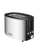 Tosteris Camry | Toaster | CR 3215 | Power 1000 W | Number of slots 2 | Housing material Stainless steel | Black/Stainless steel Hover