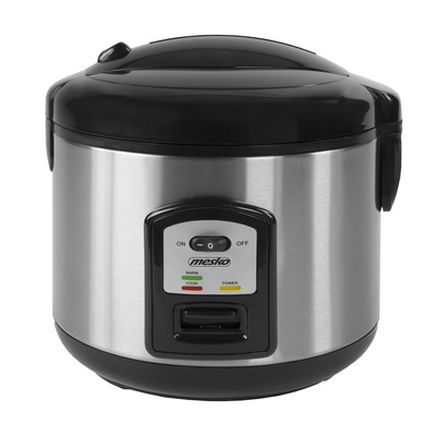 Multivāres katls Mesko | Rice cooker | MS 6411 | 1000 W | 1.5 L | Black/Stainless steel