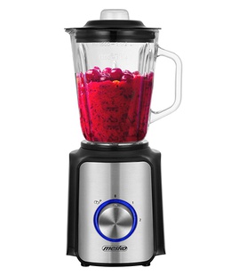 Blenderis Mesko | Blender | MS 4080 | Tabletop | 600 W | Jar material Glass | Jar capacity 1.5 L | Ice crushing | Black/Silver  Hover