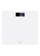 Adler | Bathroom scale | AD 8157w | Maximum weight (capacity) 150 kg | Accuracy 100 g | Body Mass Index (BMI) measuring | White Hover