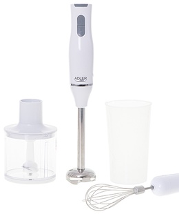 Adler | Hand blender set | AD 4620 | Hand Blender | 800 W | Number of speeds 2 | Chopper | White  Hover