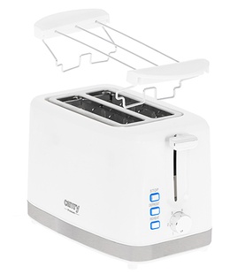 Camry | Toaster | CR 3219 | Power 750 W | Number of slots 2 | Housing material Plastic | White  Hover