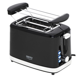 Tosteris Camry | Toaster | CR 3218 | Power 750 W | Number of slots 2 | Housing material Plastic | Black