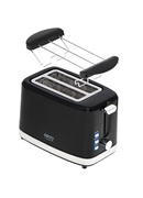 Tosteris Camry | Toaster | CR 3218 | Power 750 W | Number of slots 2 | Housing material Plastic | Black Hover