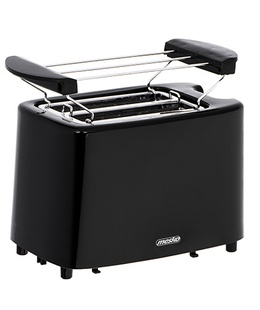 Mesko | Toaster | MS 3220 | Power 750 W | Number of slots 2 | Housing material Plastic | Black  Hover