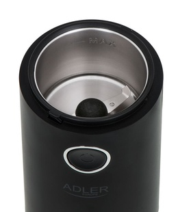  Adler | Coffee grinder | AD4446bs | 150 W | Coffee beans capacity 75 g | Lid safety switch | Black  Hover