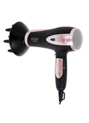 Fēns Adler | Hair Dryer | AD 2248b ION | 2200 W | Number of temperature settings 3 | Ionic function | Diffuser nozzle | Black/Pink Hover
