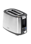 Adler | Toaster | AD 3214 | Power 750 W | Number of slots 2 | Housing material Stainless steel | Silver