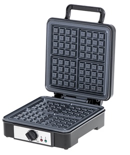  Adler | Waffle Maker | AD 3049 | 1200 W | Number of pastry 4 | Belgium | Black  Hover