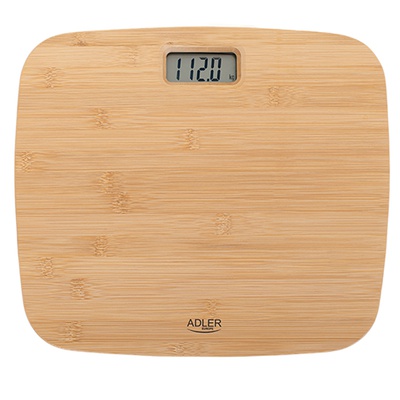 Svari Adler | Bathroom Bamboo Scale | AD 8173 | Maximum weight (capacity) 150 kg | Accuracy 100 g