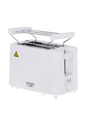 Adler | Toaster | AD 3223 | Power 750 W | Number of slots 2 | Housing material Plastic | White