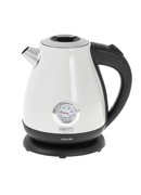 Tējkanna Camry | Kettle with a thermometer | CR 1344 | Electric | 2200 W | 1.7 L | Stainless steel | 360° rotational base | White