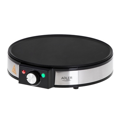  Adler | Crepe Maker | AD 3058 | 1600 W | Number of pastry 1 | Crepe | Stainless Steel/Black