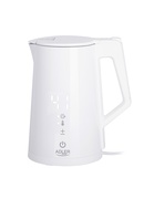 Tējkanna Adler | Kettle | AD 1345w | Electric | 2200 W | 1.7 L | Stainless steel | 360° rotational base | White