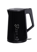 Tējkanna Adler | Kettle | AD 1345b | Electric | 2200 W | 1.7 L | Stainless steel | 360° rotational base | Black
