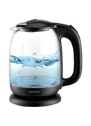 Tējkanna Mesko | Kettle | MS 1302b | Electric | 2200 W | 1.7 L | Glass | 360° rotational base | Black