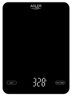 Svari Adler | Kitchen Scale | AD 3177b | Maximum weight (capacity) 10 kg | Black  Hover